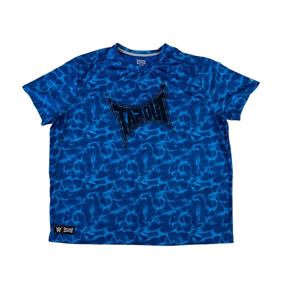 WWE Tapout Men Blue Short Sleeve Crewneck Athletic Shirt Size‎ XXXL - Picture 1 of 6